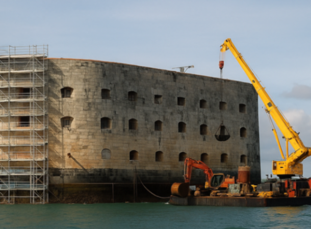 Fort Boyard : un vaste chantier de restauration lancé sur le monument emblématique du littoral